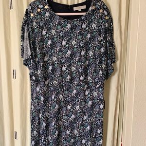 LOFT knit flutter sleeve dress